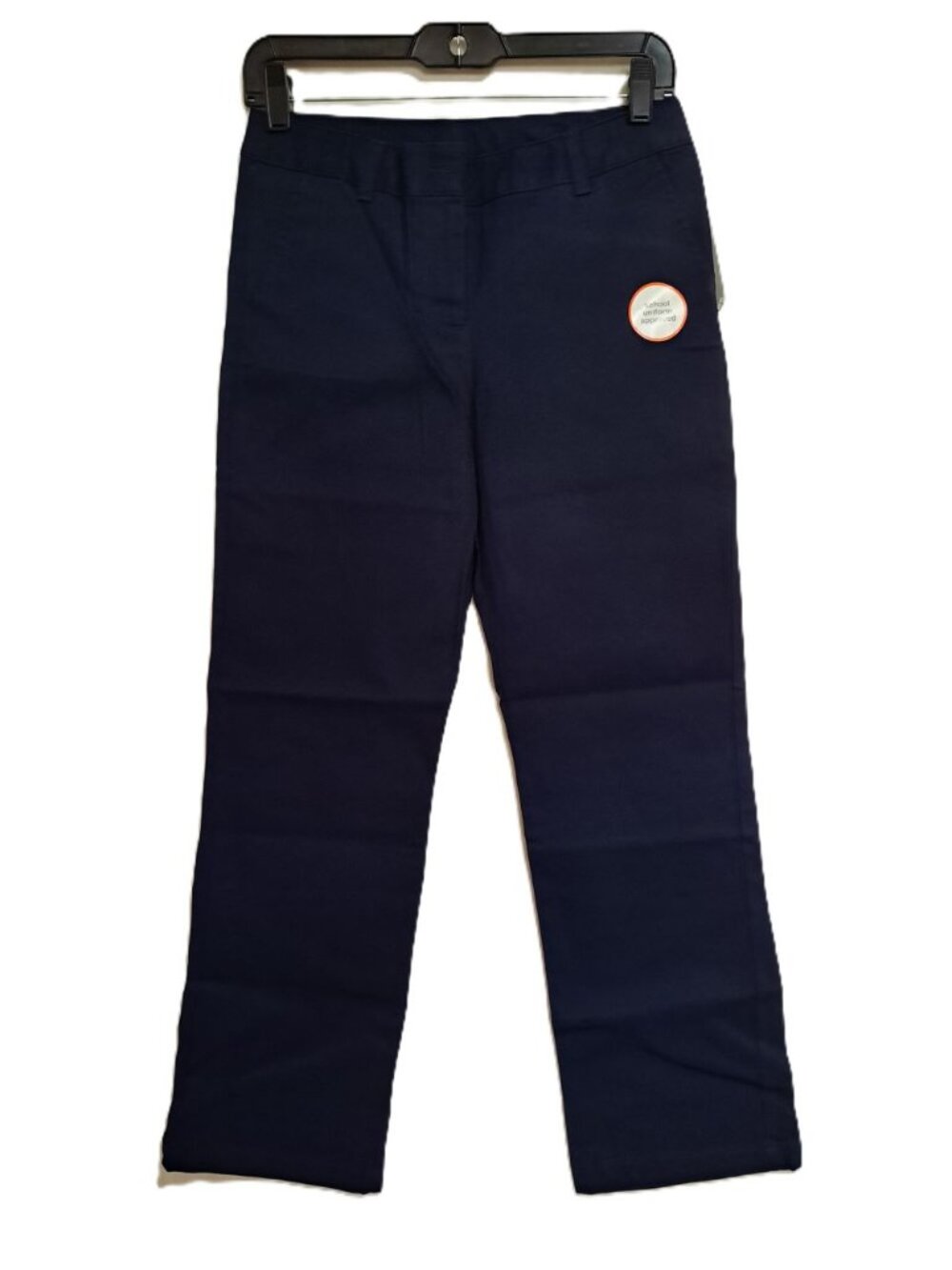 Wonder Nation 3 Pair Girl's Dark Navy Uniform Pants size 12 1/2 plus NWT